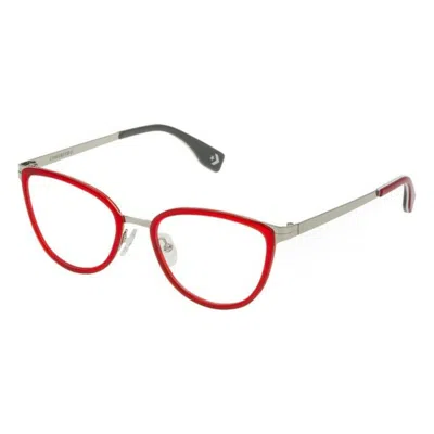 Converse Ladies' Spectacle Frame  Vco069q5109we  51 Mm Gbby2 In Red