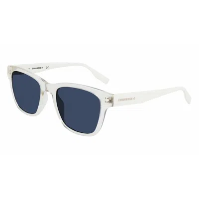 Converse Ladies' Sunglasses  Cv507s-malden-102  52 Mm Gbby2 In White