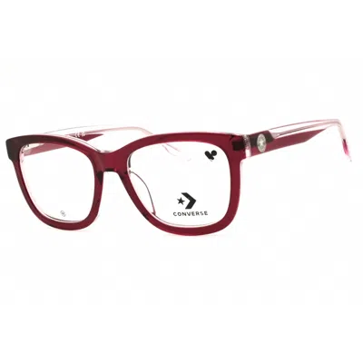 Converse Ladies Transparent Rectangular Eyeglass Frames Cv5118n