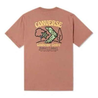 Converse Landscape Center Tee 'mineral Clay' In Brown