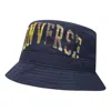 Converse Large Plaid Logo Bucket Hat 'navy' In Multi