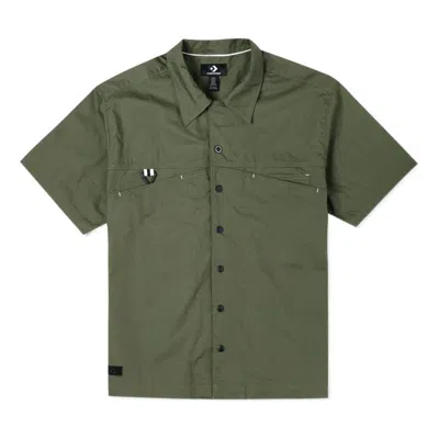 Converse Layering Shirt 'olive Green'