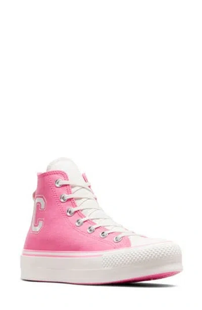 Converse Lift High Top Platform Sneaker In Oops Pink/oops Pink