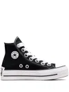 Converse Lift Platform Sketch Sneakers In Black