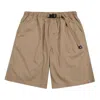 Converse Lightweight Cargo Shorts 'khaki' In Brown