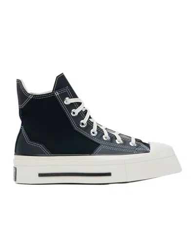 Converse Logo Decorated High-top Skate Shoes In Black