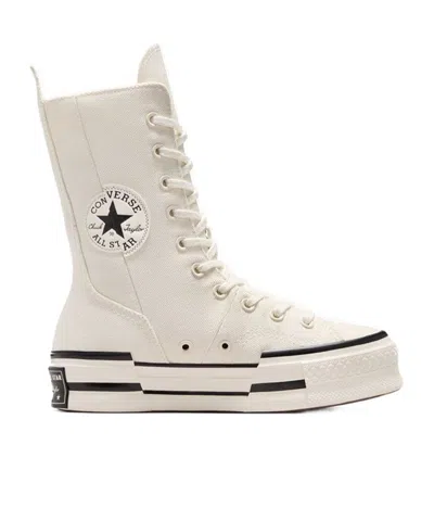 Converse Logo High-top Casual Shoes In Nude