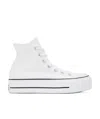 Converse White Chuck Taylor All Star Lift Platform High Sneakers In White