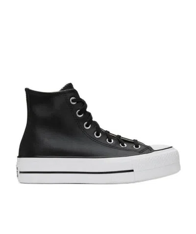 Converse Logo High-top Sneakers In Black