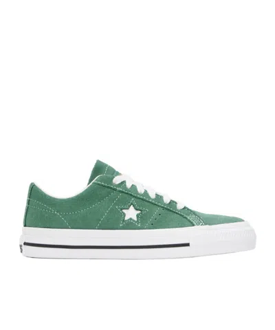 Converse Logo-lacing Low-cut Casual Shoes In Green