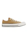 Converse Tan Chuck 70 Low Top Sneakers In White