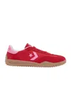 Converse Logo Lacing Sneakers In Red