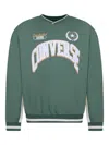 Converse Boys Retro Crewneck Sweatshirt In Green