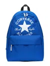 Converse Logo-print Piqué Backpack In Blue