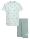 Converse Logo-print Shorts Set In Green