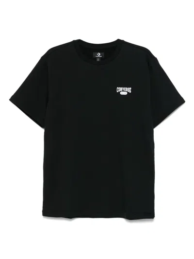 Converse Logo-print T-shirt In Black
