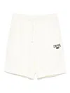 Converse Logo-print Track Shorts In White