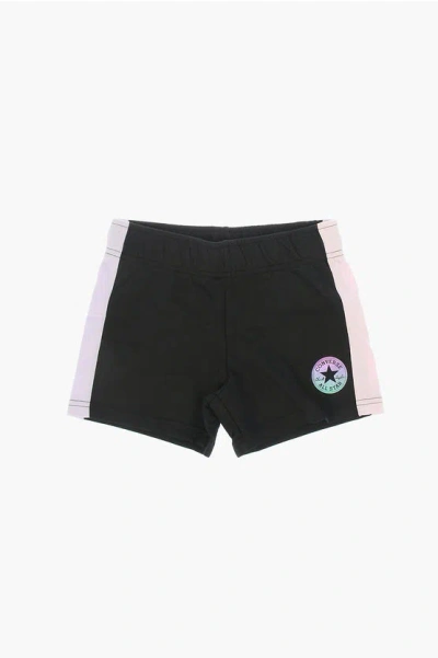 Converse Logo Printed Bermuda In Black