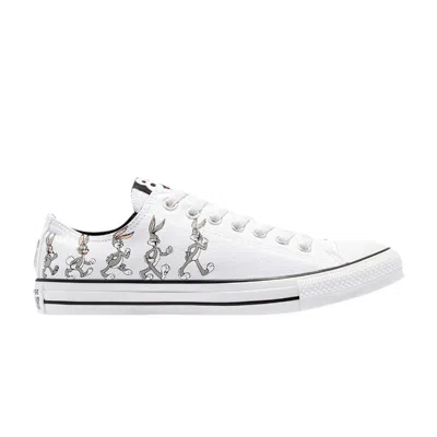 Pre-owned Converse Looney Tunes X Chuck Taylor All Star Low '80th Anniversary - Bugs Bunny' In White