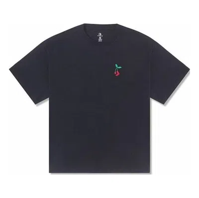Converse Loose Fit Star Chevron Cherry Tee 'black'