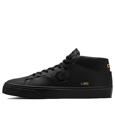 Converse Louie Lopez Pro Mid 'mono Leather - Triple Black'