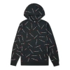 Converse Love Pattern Full Print Sports Couple Style Black