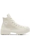 Converse Lugged Heel Platform Hi Sneakers In Neutrals