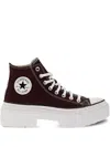 Converse Lugged Platform Sneakers In Red