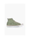 Converse Waxed Fabric Sneakers In Green