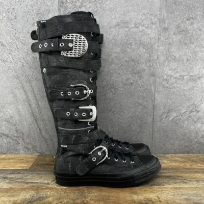 Pre-owned Converse Martine Ali X Chuck 70 Xx High Size 8.5 Mens Black Boots