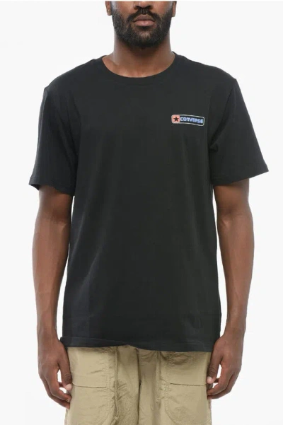 Converse Maxi Logo Printed Standard Fit Crew-neck T-shirt