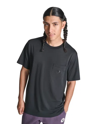 Converse Men's Active Standard Fit T-shirt In Black