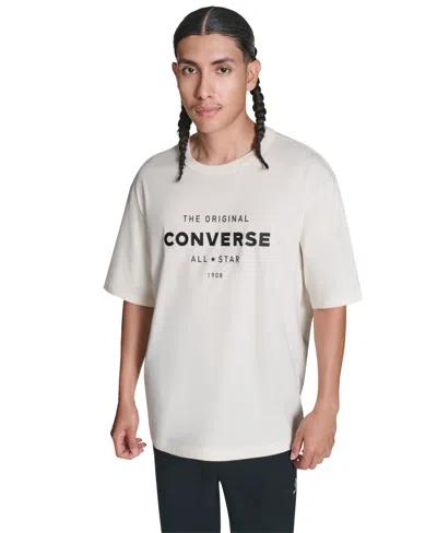 Converse Men's All Star Front Pull-on T-shirt In Metallic
