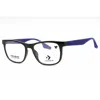 Converse Men's Black Rectangular Eyeglass Frames Cv5077 In Blue