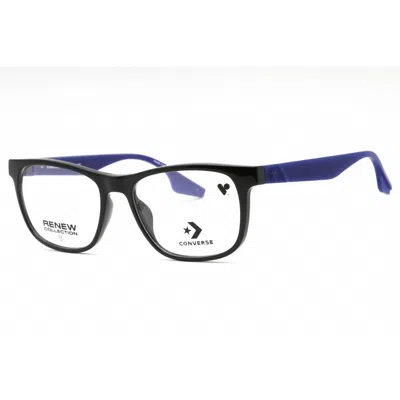 Converse Men's Black Rectangular Eyeglass Frames Cv5077 In Blue