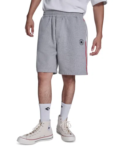 Converse Men's Chuck Regular-fit Shorts In Gray