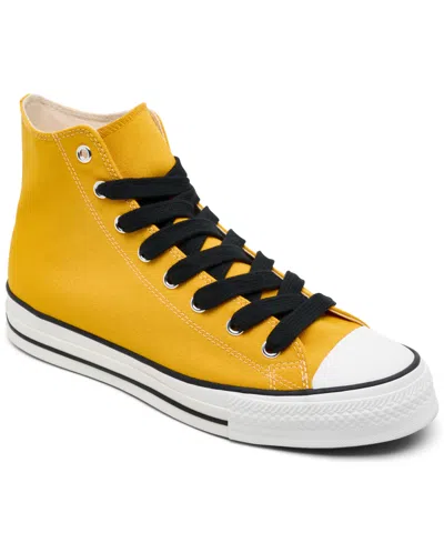 Converse Men's Chuck Taylor All Star Throwback Casual Sneakers From Finish Line In Yellow