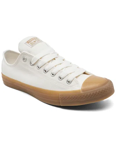Converse Men's Chuck Taylor All Star Tough Textures Casual Sneakers From Finish Line In Egret,gum