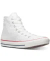Converse White Canvas Chuck Taylor Hi Sneakers In White