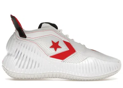 Pre-owned Converse Men's  All Star Bb Prototype Cx Mid Sneakers In White/university Red/black