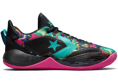 Pre-owned Converse Men's  All Star Bb Shift Ox Pink Teal Sneakers In Black/prime Pink/rapid Teal