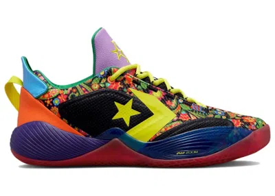 Pre-owned Converse Men's  All Star Bb Shift Vegas Lights Sneakers In Hot Punch/black/court Purple