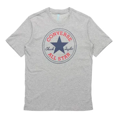 Converse Men's  All Star Classic Round Neck Short Sleeve Gray