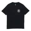 Converse Men's  All Star Logo Printing Round Neck Sports Short Sleeve Black
