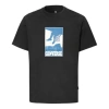 Converse Men's  All Star Printing Sports Short Sleeve Black