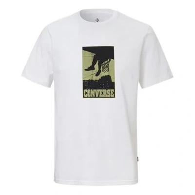Converse Men's  All Star Printing Sports Short Sleeve White