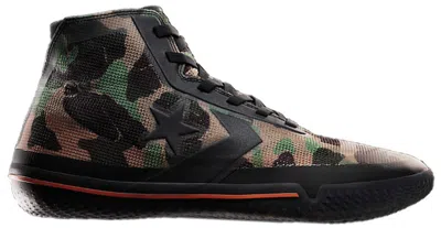 Pre-owned Converse Men's  All Star Pro Bb Camo Sneakers In Black/bold Mandarin In Multi