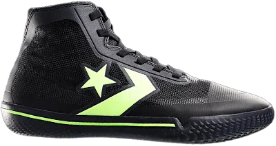 Pre-owned Converse Men's  All Star Pro Bb Hyperbrights Sneakers In Black/volt In Multi