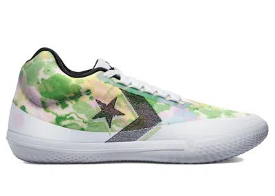 Pre-owned Converse Men's  All Star Pro Bb Low Petal To The Metal Sneakers In White/pink Foam/spring Green