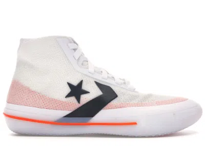 Pre-owned Converse Men's  All Star Pro Bb Orange Sneakers In White/bold Mandarin/black In Multi